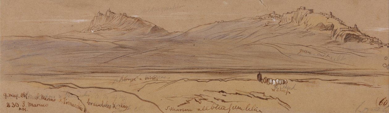 San Marino by Edward Lear