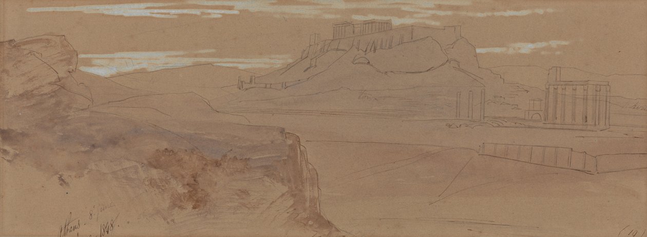 Sketches of Athens by Edward Lear