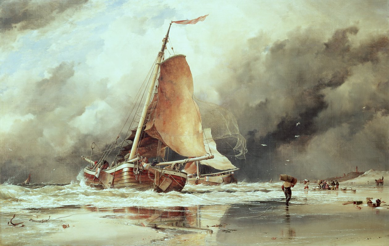 Seascape by Edward William Cooke