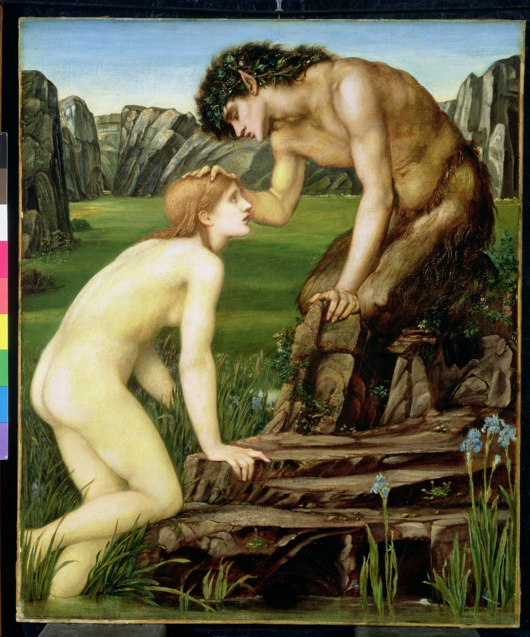Pan and Psyche by Edward Burne Jones