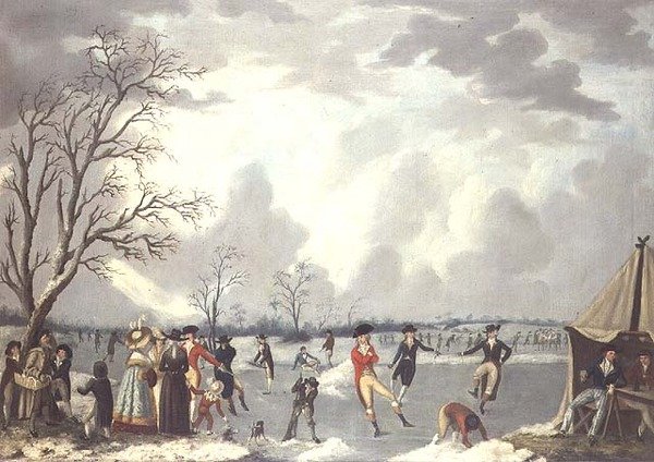 Skating Scene by Edward Dayes