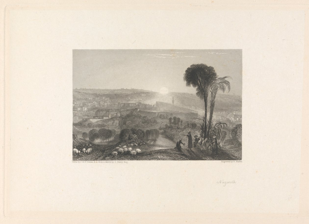 Nazareth by Edward Francis Finden