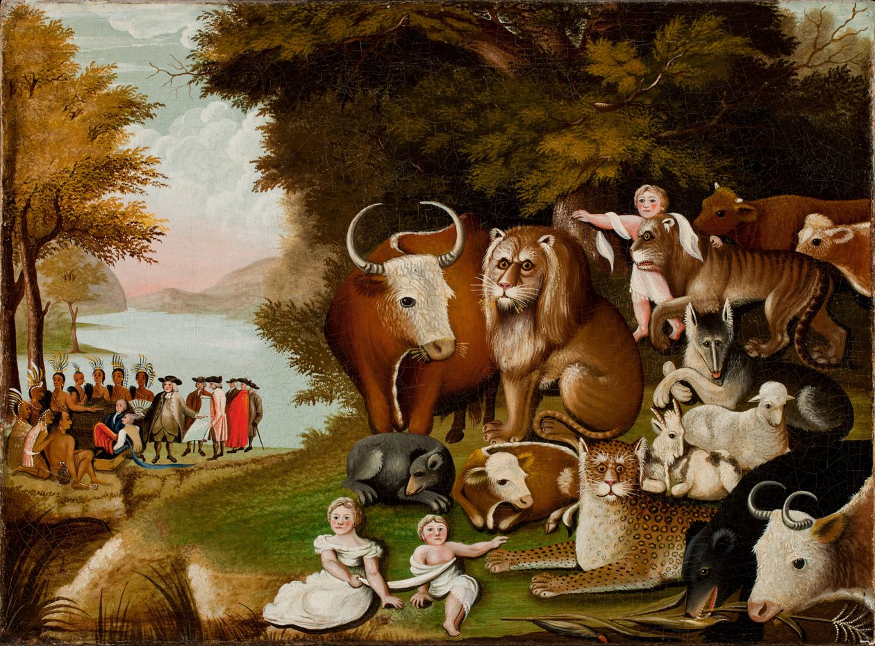 The Peaceable Kingdom by Edward Hicks