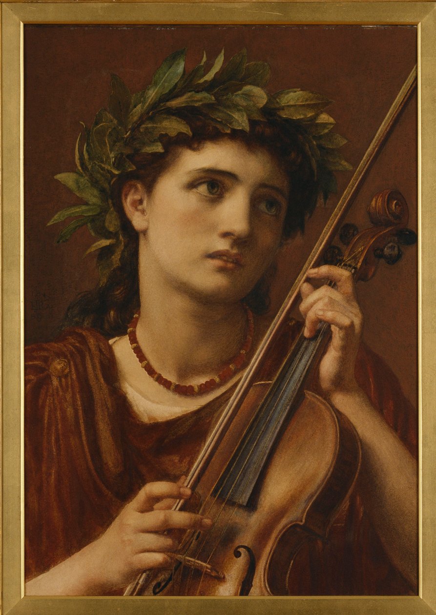 Music, Heavenly Maid by Edward John Poynter