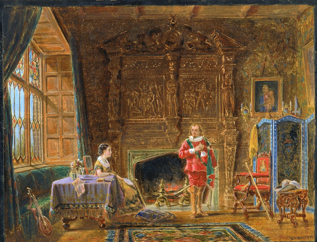Interior by Edward Lamson Henry