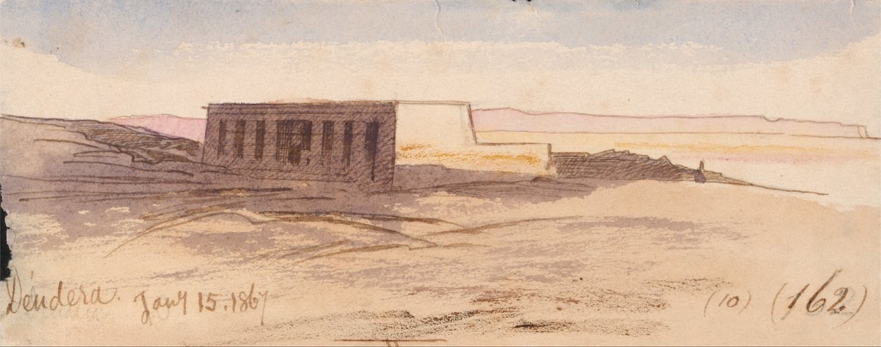 Dendera by Edward Lear