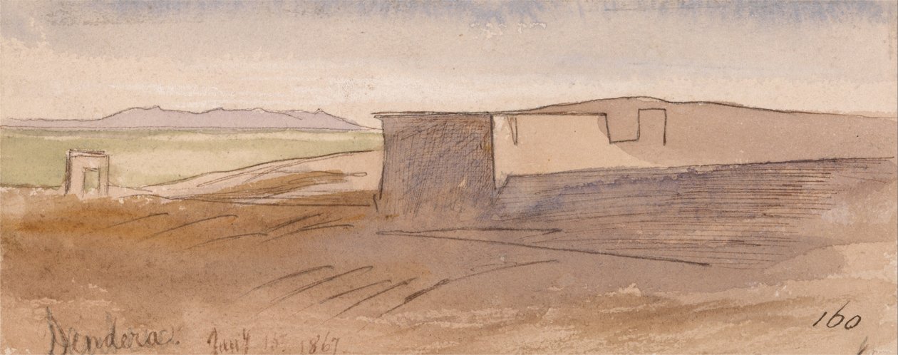 Dendera by Edward Lear