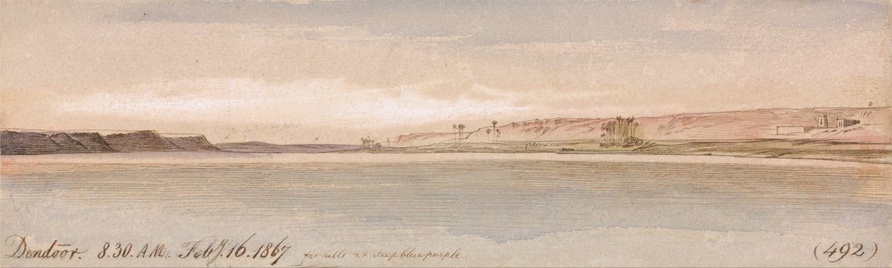 Dendour by Edward Lear
