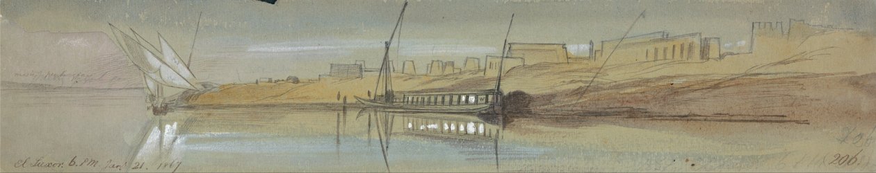 El Luxor by Edward Lear