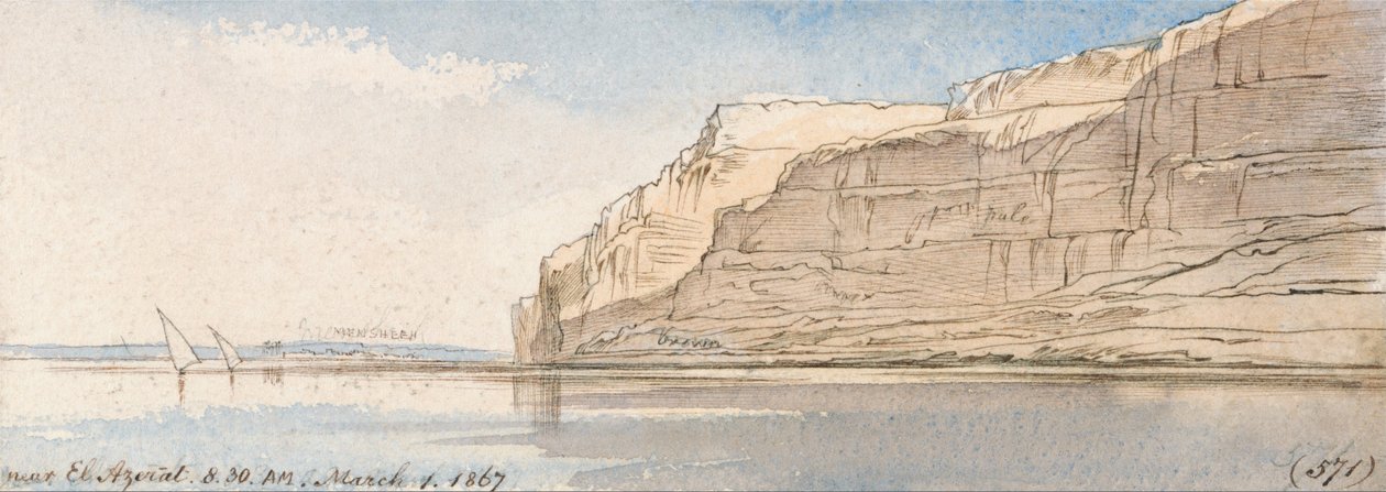 Near El Azerat by Edward Lear