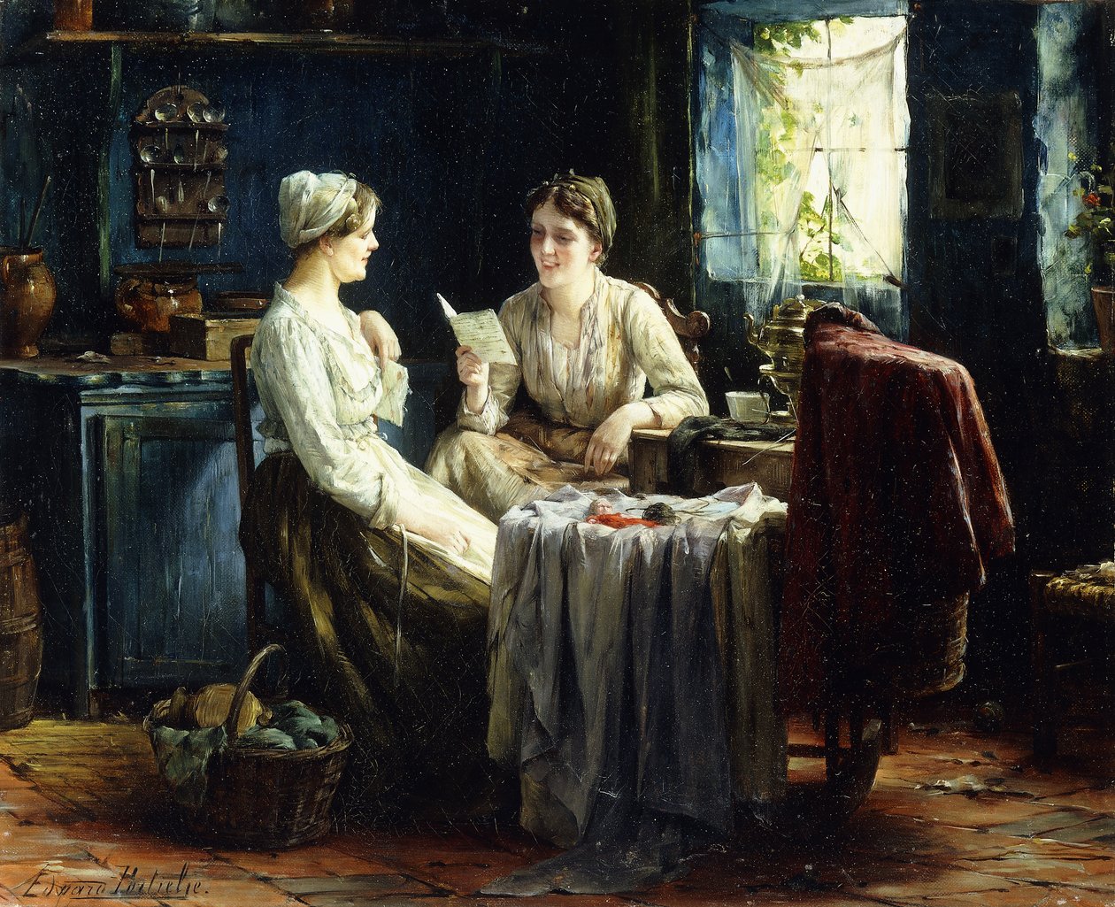 The Letter by Edward Portielje