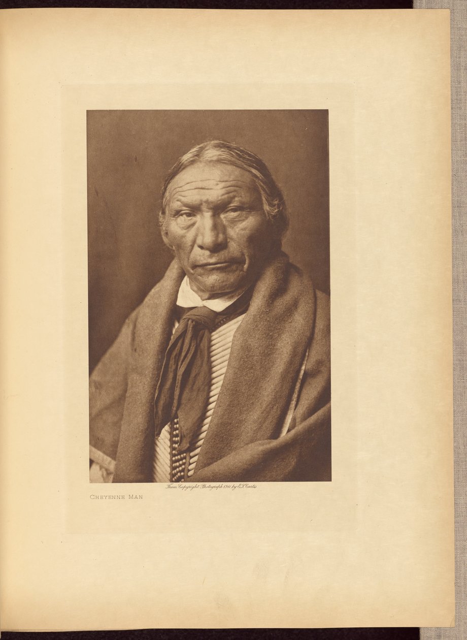 Cheyenne Man by Edward S. Curtis