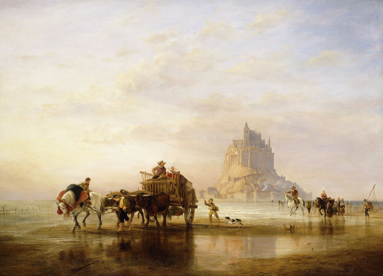 Mont St. Michel by Edward William Cooke