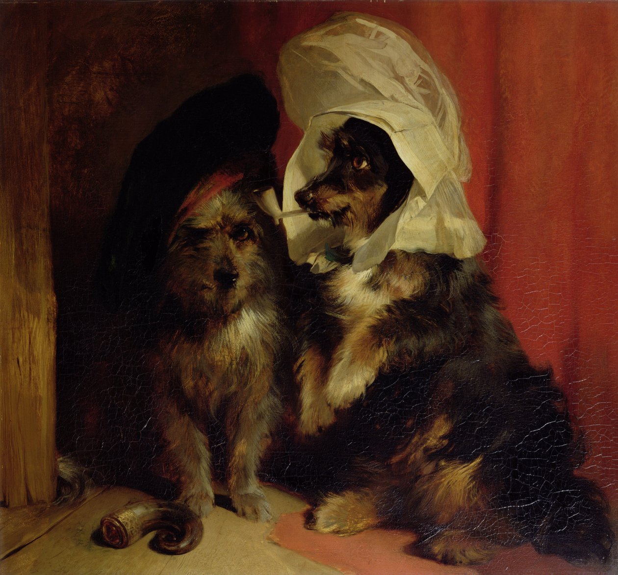 Comical Dogs, 1836 by Edwin Landseer