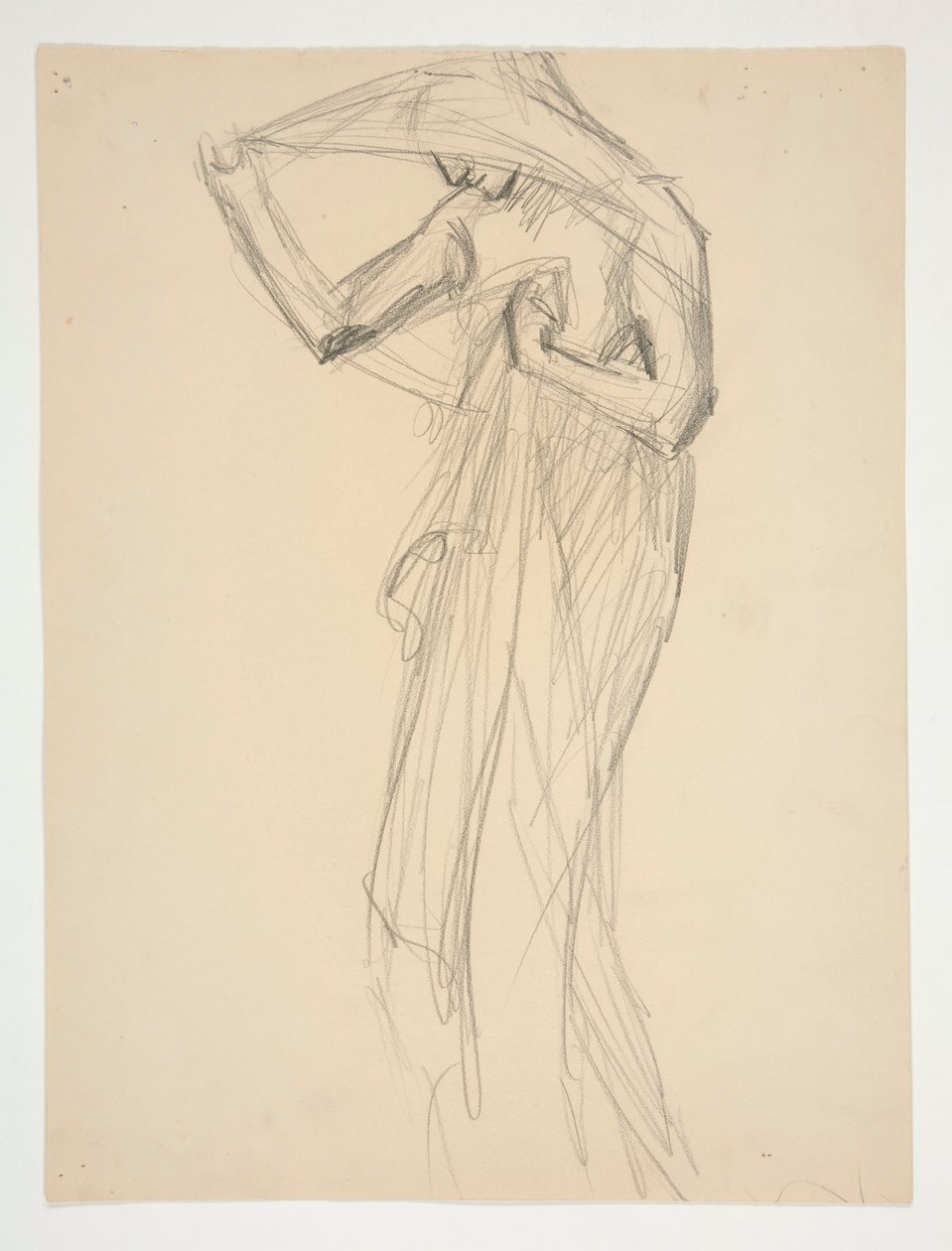 Figure study by Edwin Austin Abbey