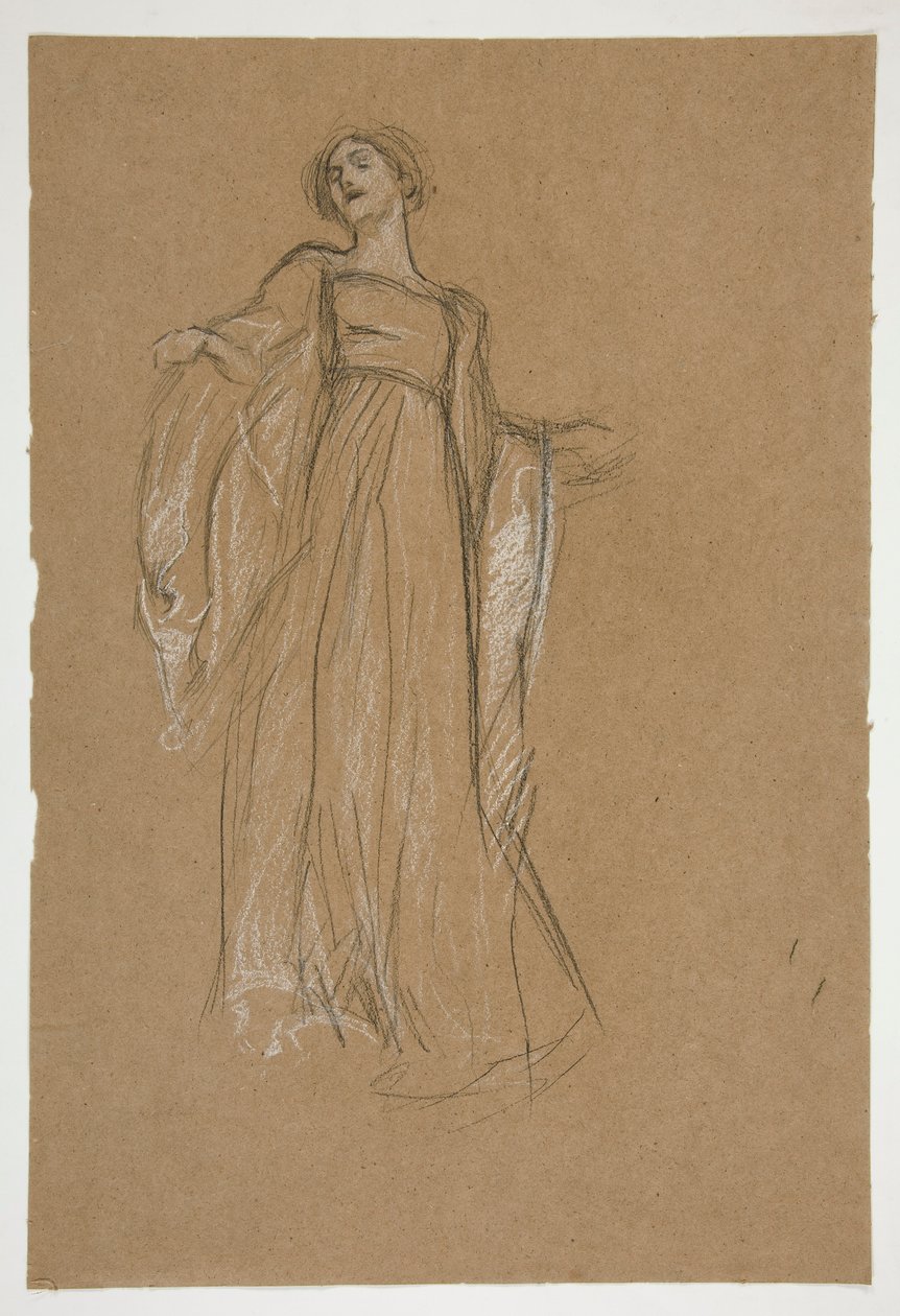 Figure Study by Edwin Austin Abbey