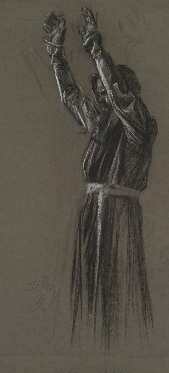 Figure Study by Edwin Austin Abbey
