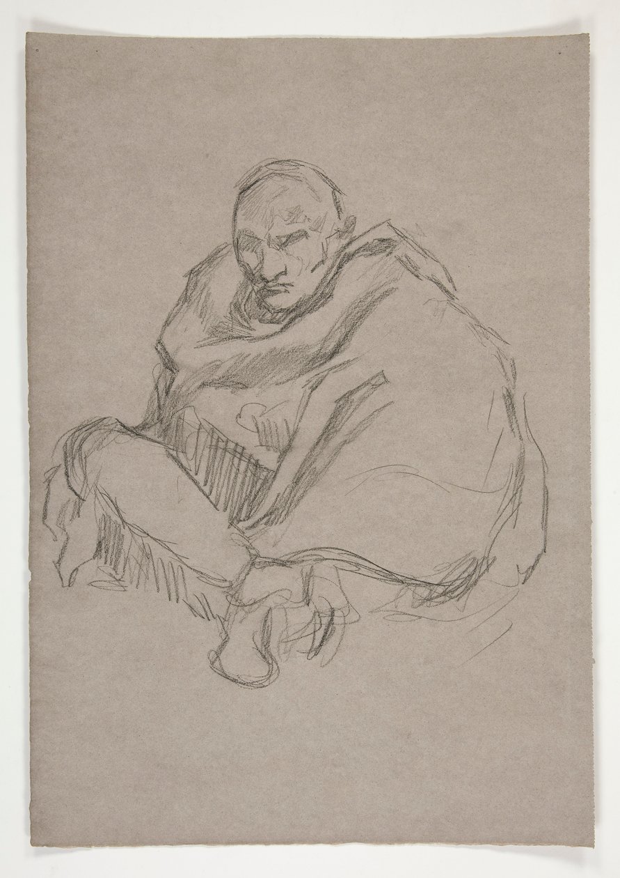 Figure study by Edwin Austin Abbey