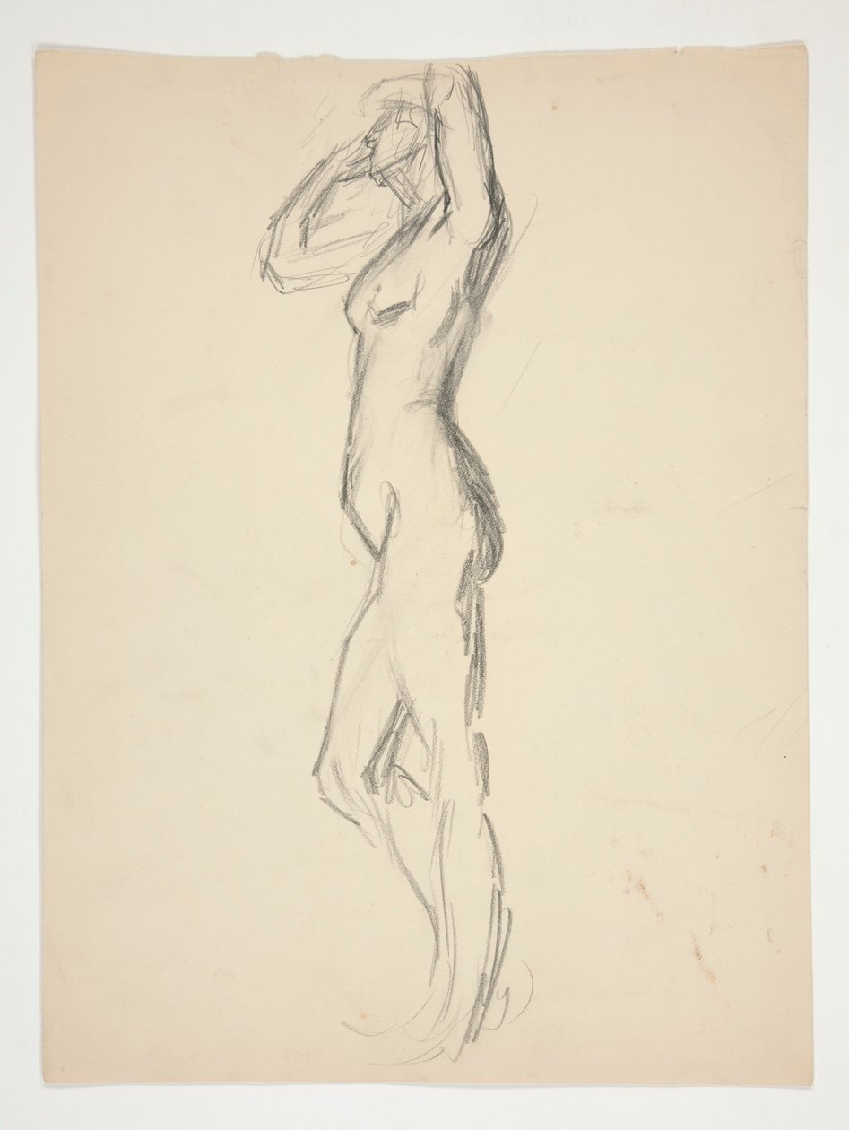Figure study by Edwin Austin Abbey
