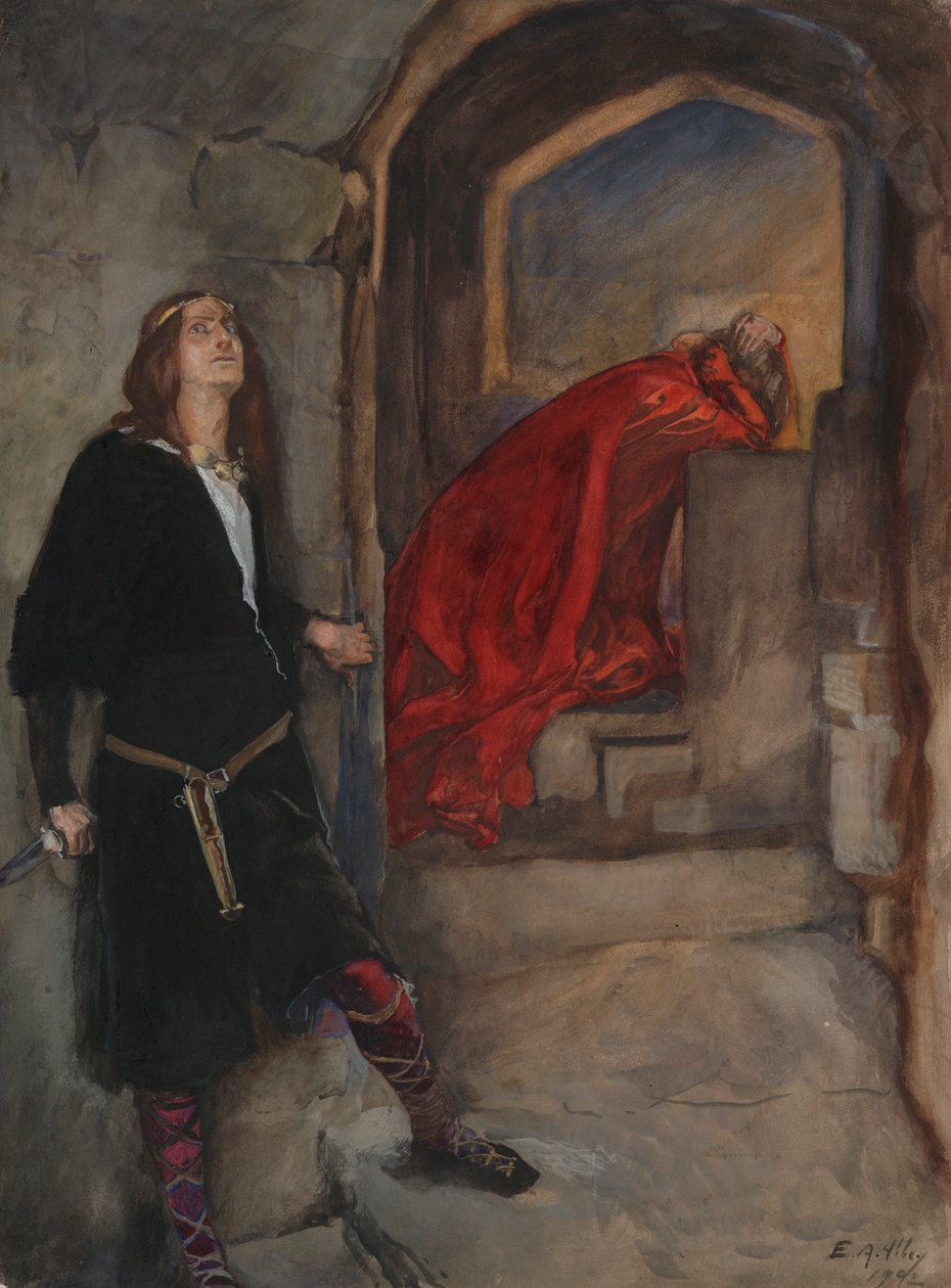 Hamlet by Edwin Austin Abbey