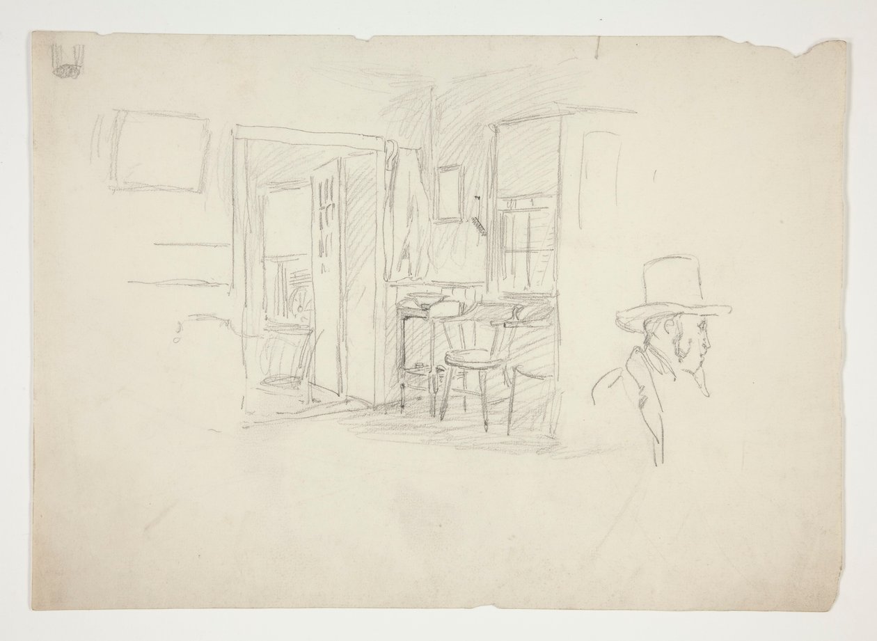 Interior Study by Edwin Austin Abbey