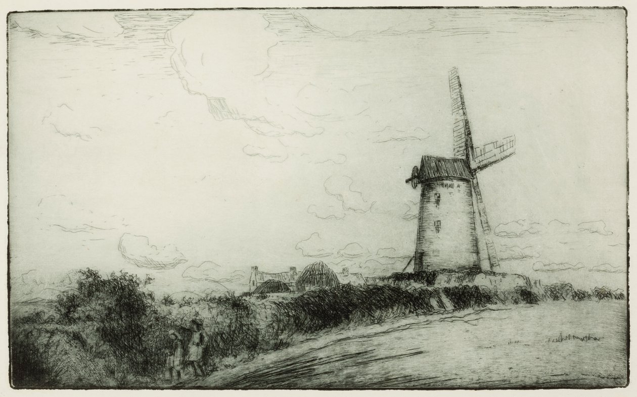 The Windmill by Edwin Butler Bayliss