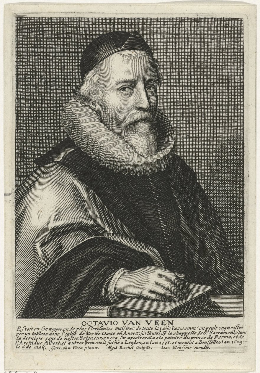 Portrait of Otto van Veen by Egidius Rucholle