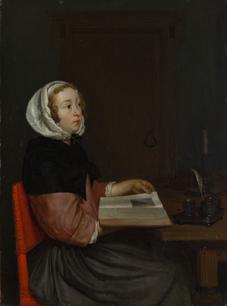 The Reader by Eglon van der Neer