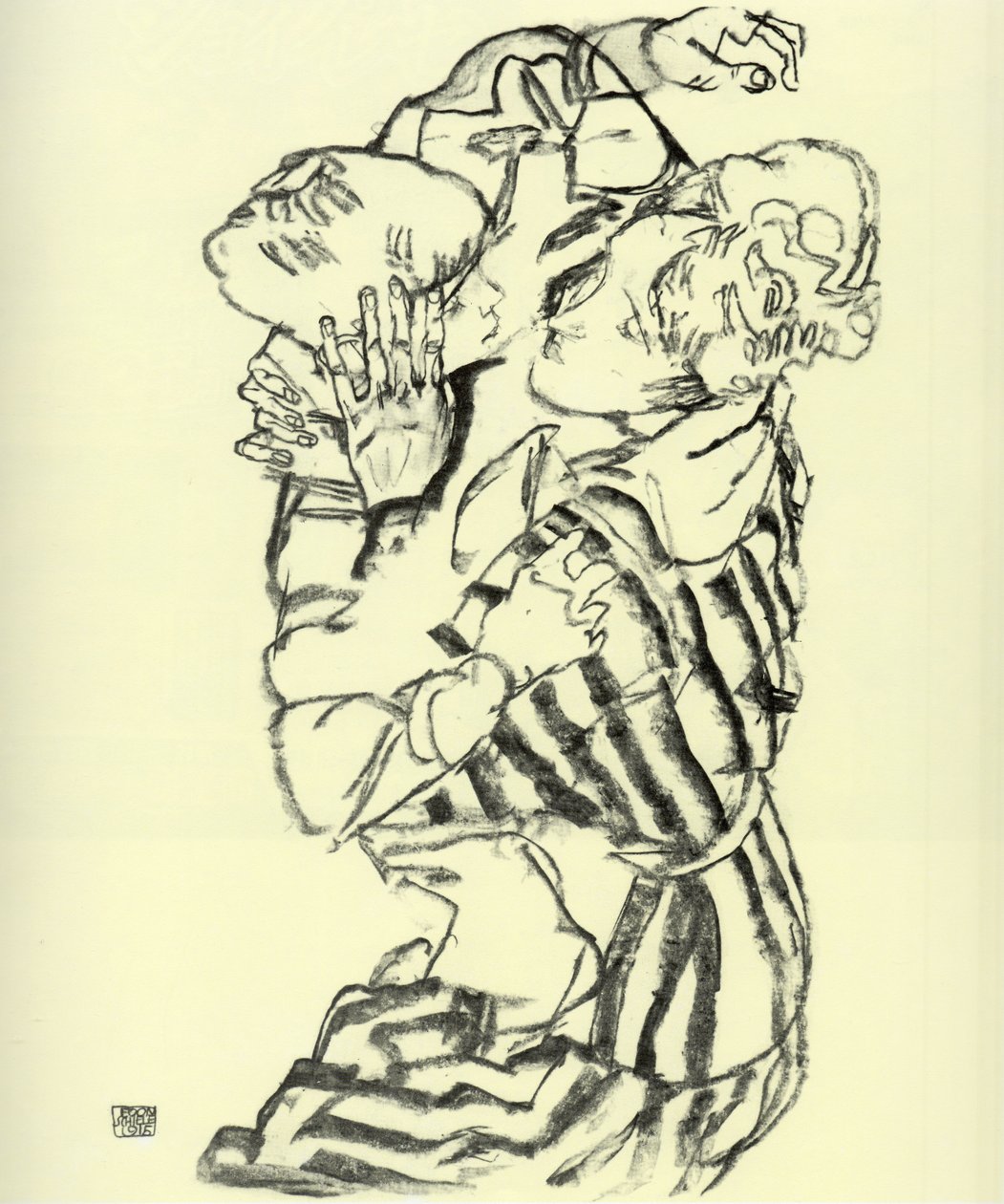Aunt and Nephew by Egon Schiele