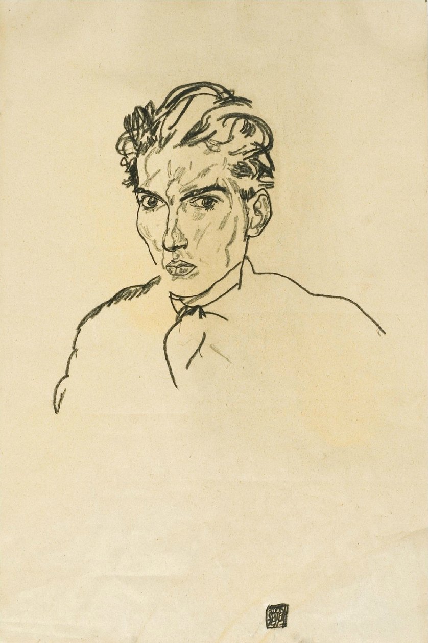 Hugo Sonnenschein by Egon Schiele