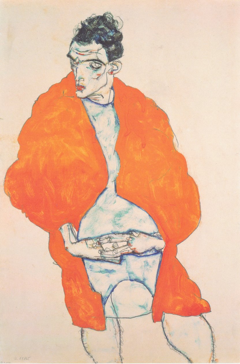 Self-Portrait by Egon Schiele
