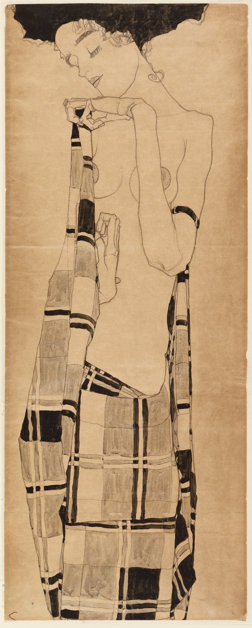 Standing Girl by Egon Schiele