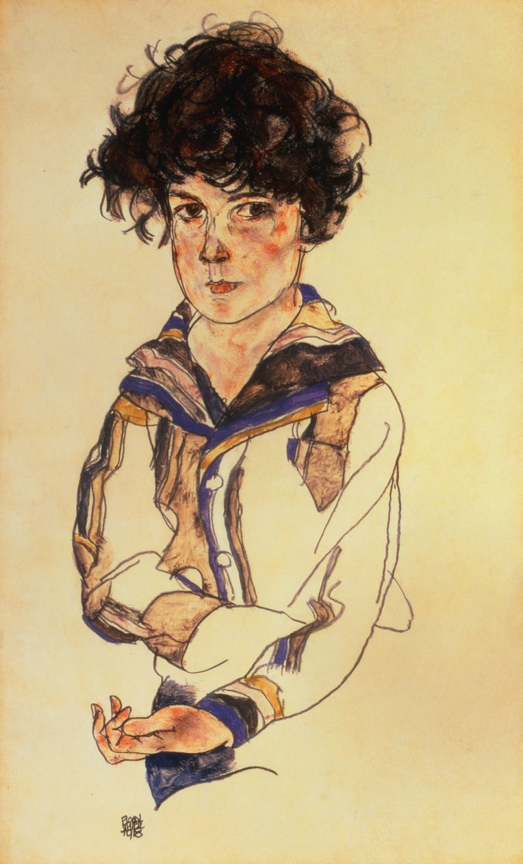 Young Boy by Egon Schiele