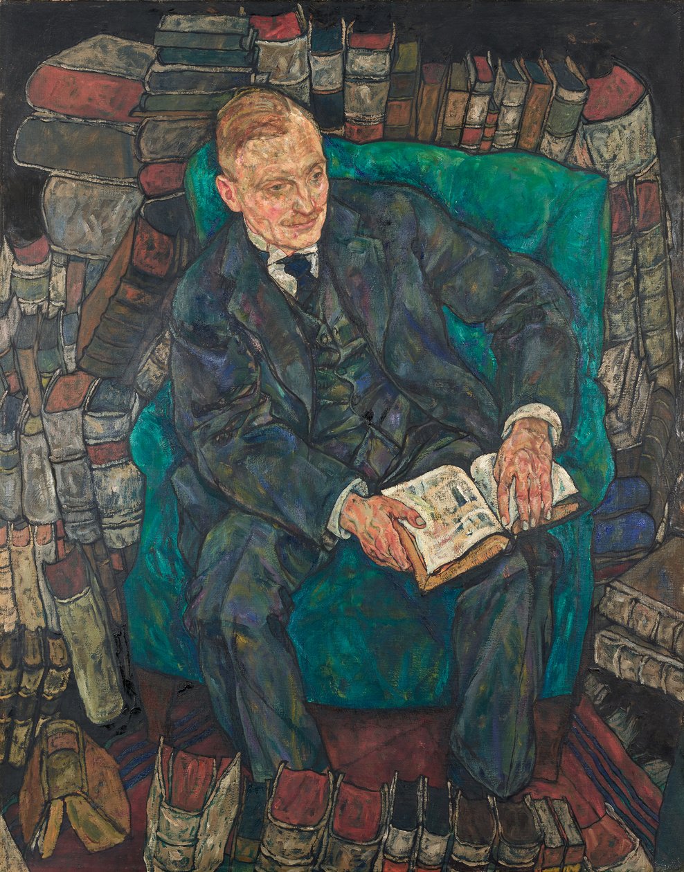 Portrait of Dr. Hugo Koller by Egon Schiele