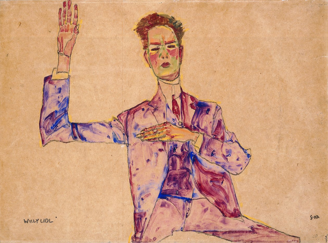 Willy Lidl by Egon Schiele
