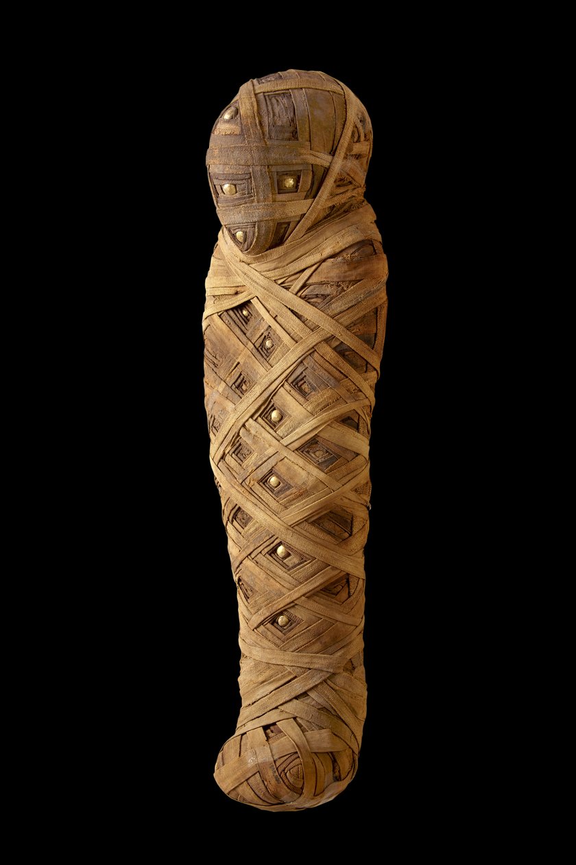 Mummified child by Egyptian
