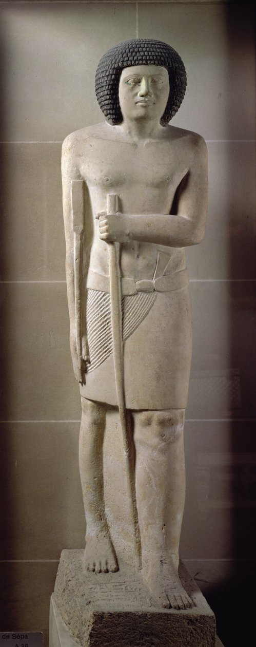 Statue of Sepa, Old Kingdom by Egyptian 3rd Dynasty