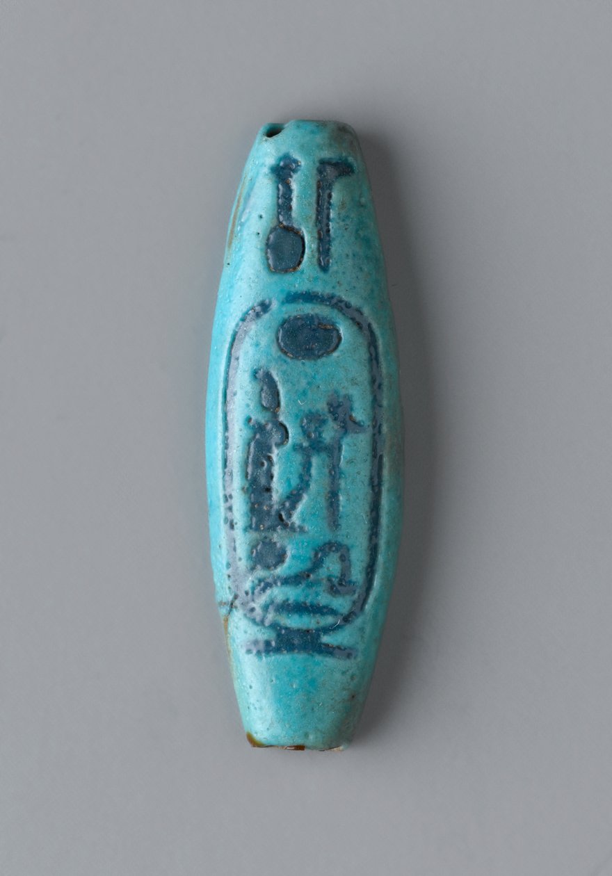 Elongated Oval Bead, New Kingdom by Egyptian 19th Dynasty