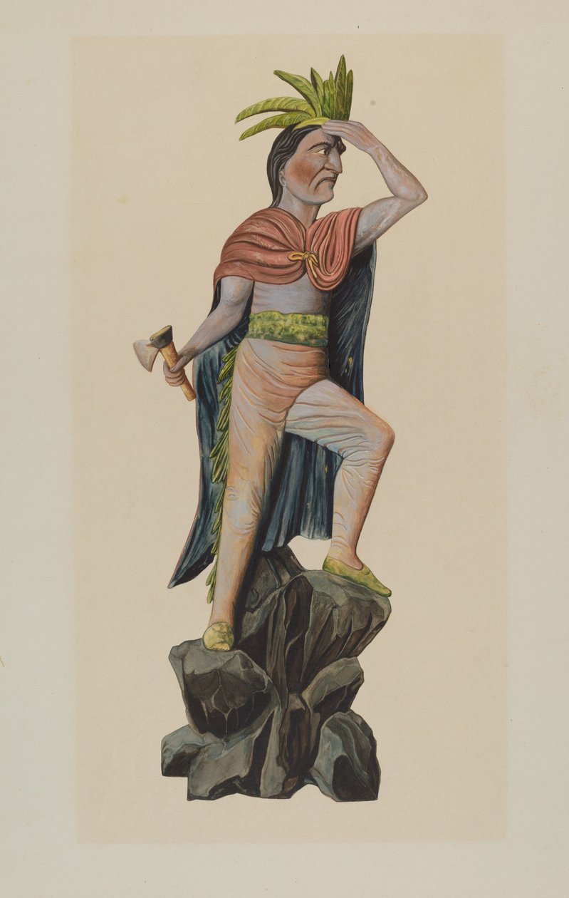 Cigar Store Indian by Einar Heiberg