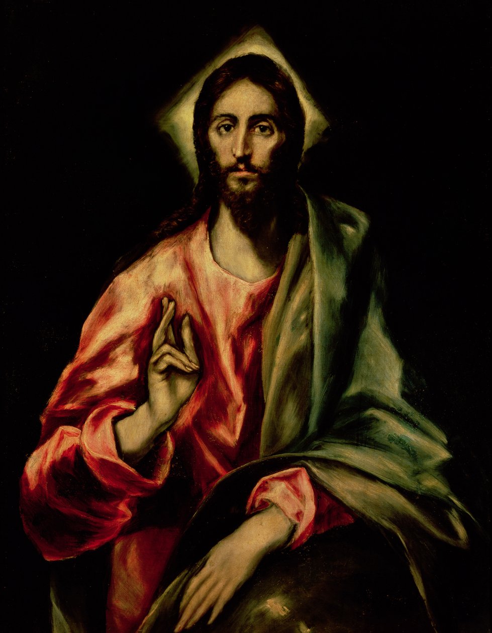 Christ Blessing by El Greco