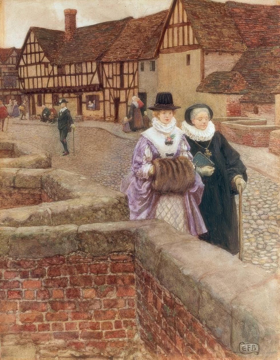 I Did But See Her Passing By And Yet I Love Her Till I Die by Eleanor Fortescue Brickdale