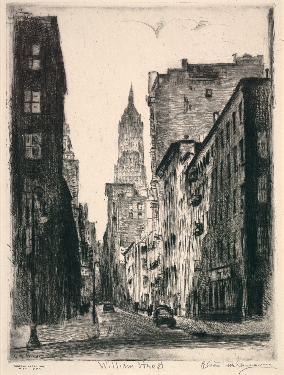 William Street by Elias M. Grossman