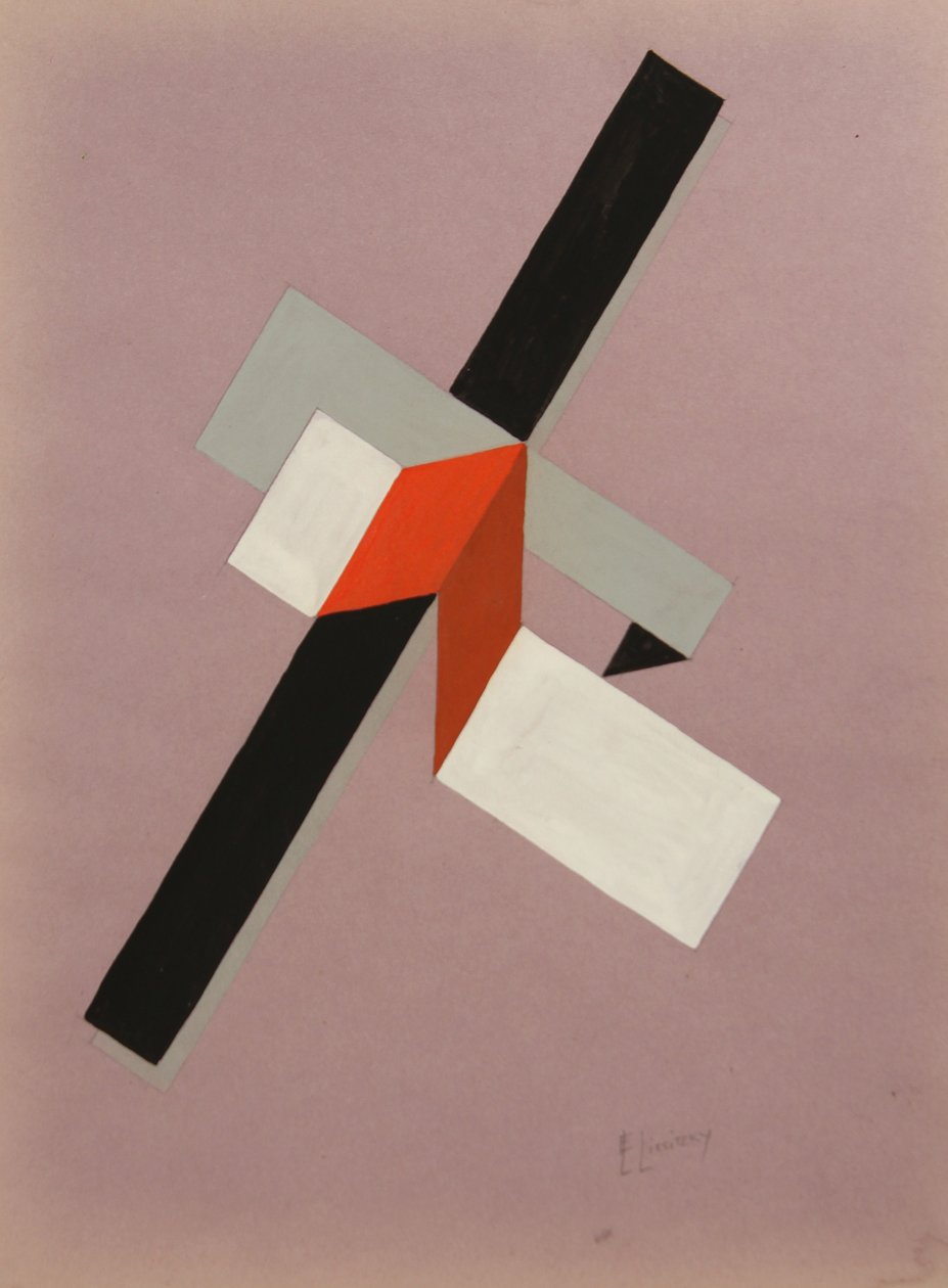 Proun by Eliezer Markowich Lissitzky