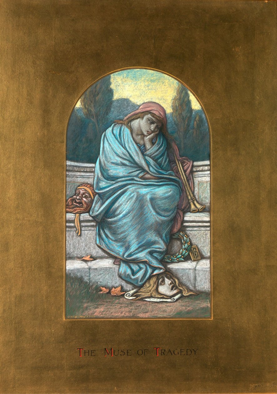 Muse of Tragedy by Elihu Vedder