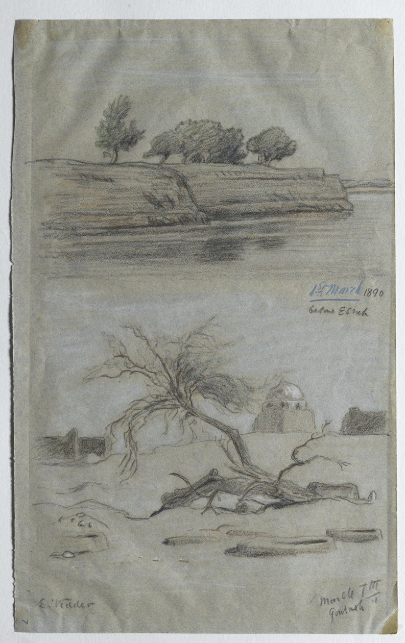 Nile, 1890 by Elihu Vedder
