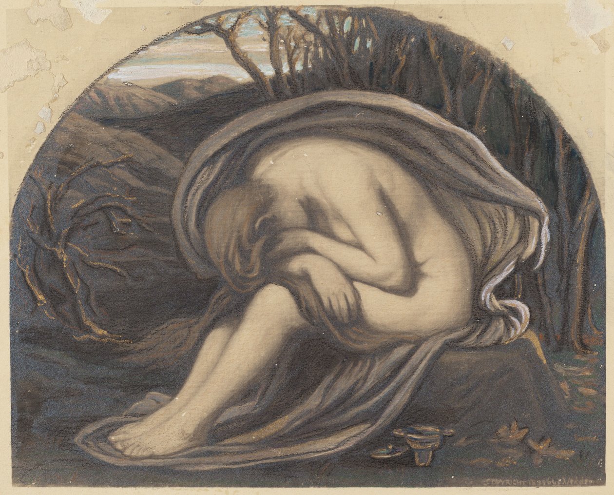 The Magdalene by Elihu Vedder
