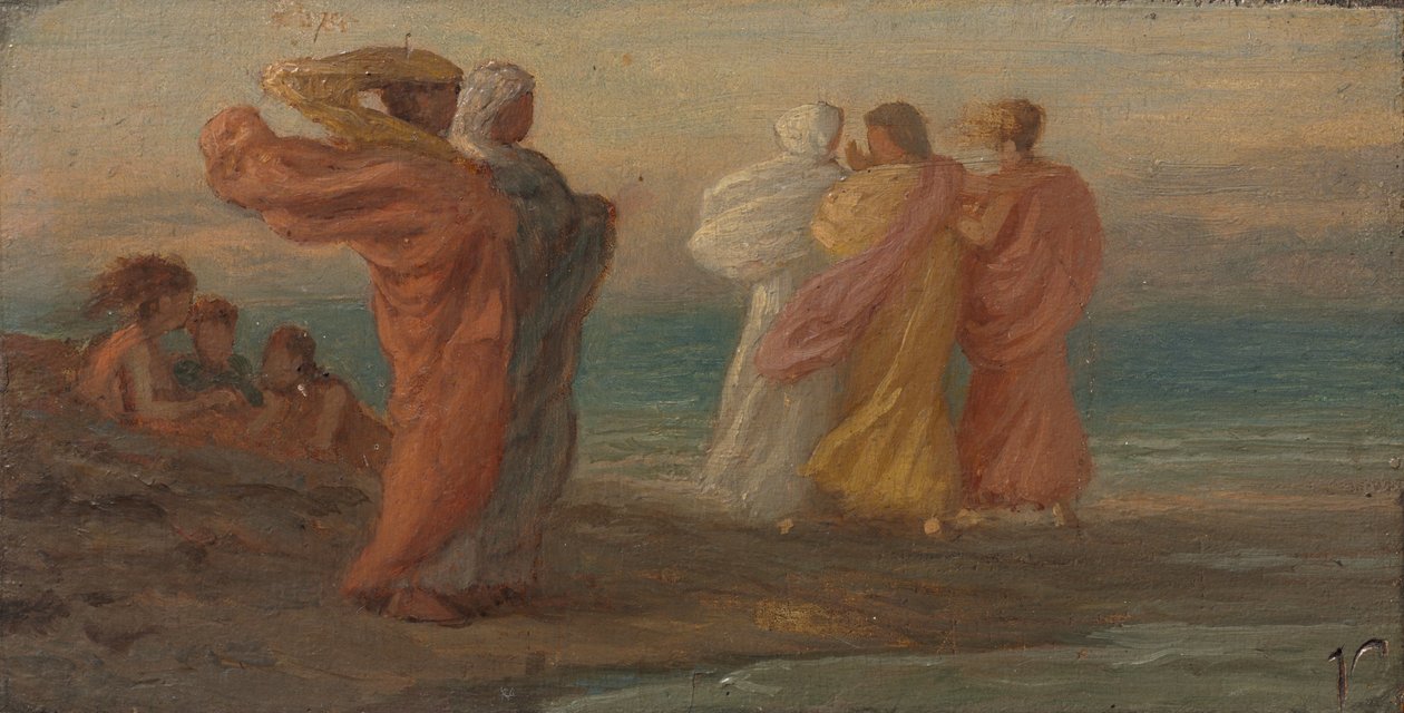 The Music Party by Elihu Vedder