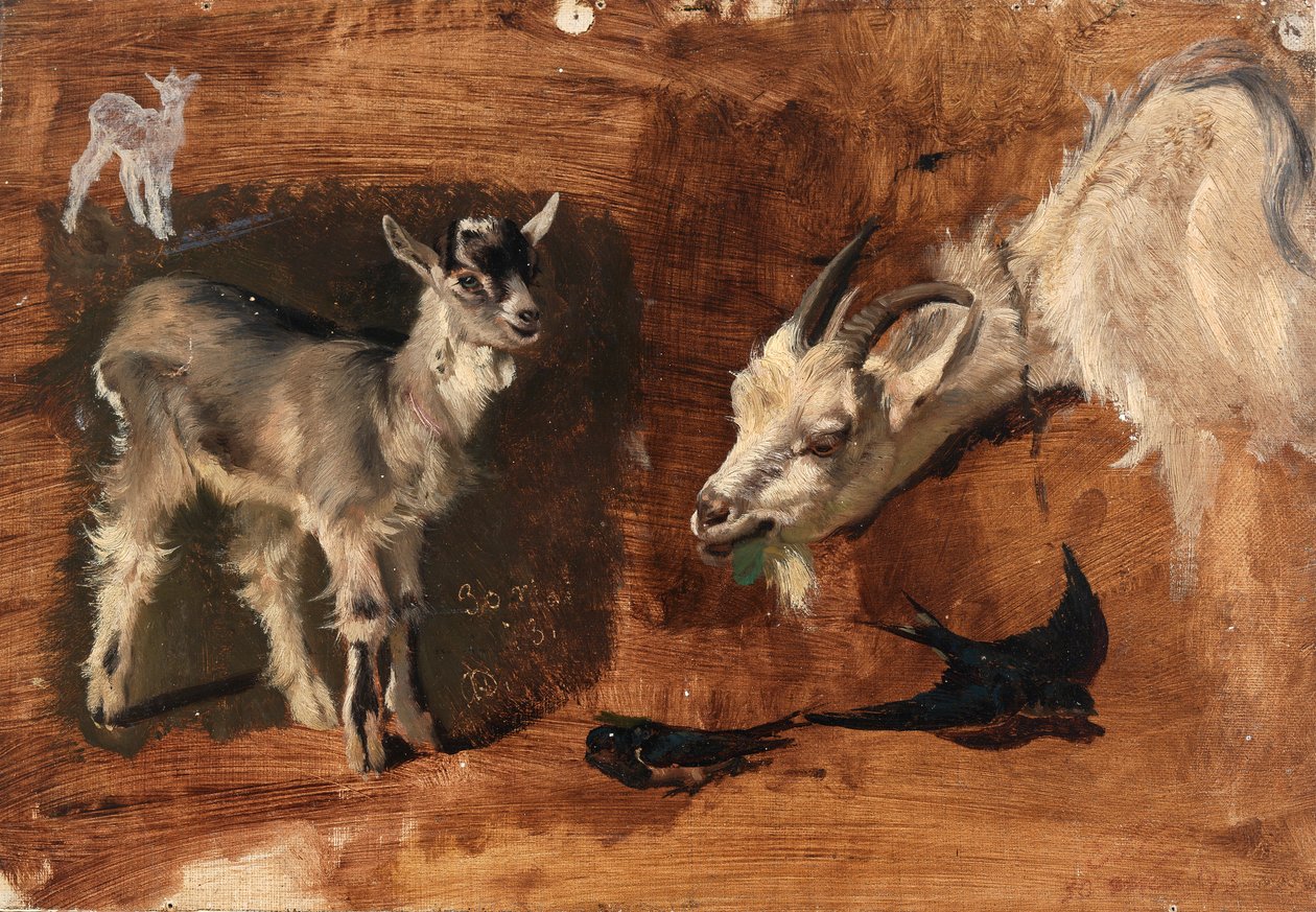 Goats by Eliphalet Frazer Andrews