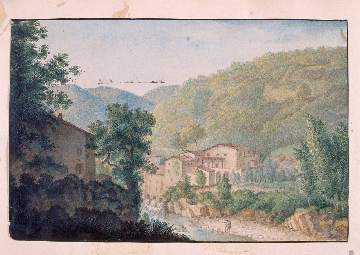 Hilly landscape by Elisa Bonaparte