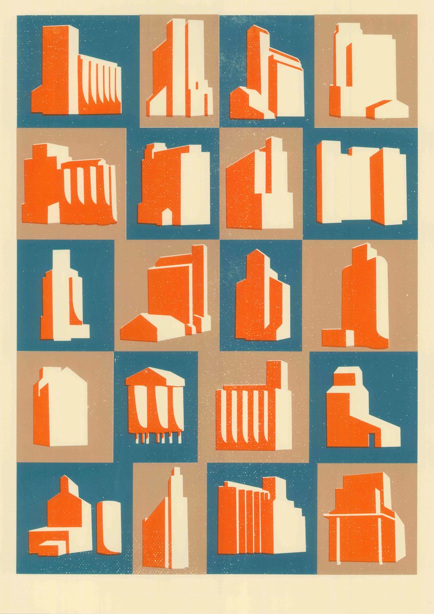 Grain Silos by Eliza Southwood